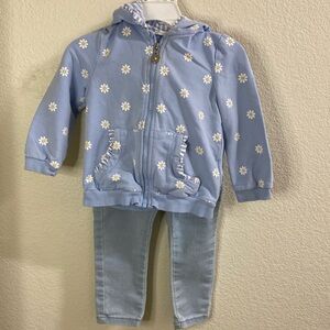 BUNDLE‎ Original Marines Baby Jeans and OM Love Daily Zip sweater